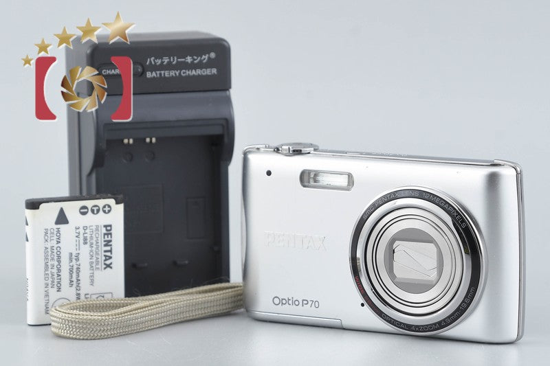 【中古】PENTAX ペンタックス Optio P70 シルバー コンパクトデジタルカメラ