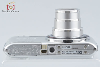 【中古】PENTAX ペンタックス Optio P70 シルバー コンパクトデジタルカメラ