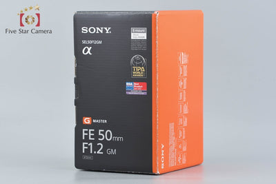 【中古】SONY ソニー FE 50mm f/1.2 GM SEL50F12GM 元箱付き