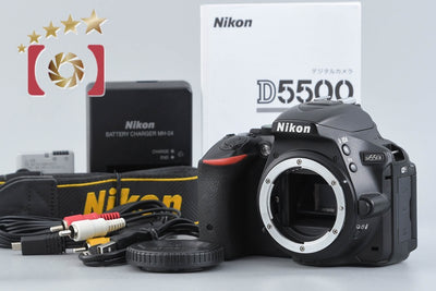 【中古】Nikon ニコン D5500 ブラック デジタル一眼レフカメラ