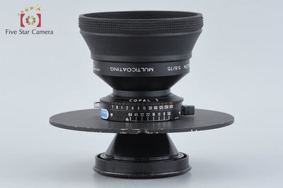 【中古】Schneider シュナイダー SUPER-ANGULON 75mm f/5.6 MC CAMBO X2-PRO レンズボード