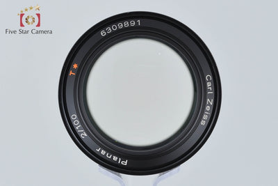 【中古】CONTAX コンタックス Carl Zeiss Planar 100mm f/2 T* AEG