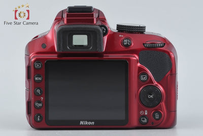 【中古】Nikon ニコン D3300 レッド デジタル一眼レフカメラ