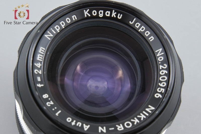 【中古】Nikon ニコン NIKKOR-N Auto 24mm f/2.8 中古】Nikon ニコン NIKKOR-N Auto 24mm f/2.8 – Five Star Camera