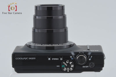 【中古】Nikon ニコン COOLPIX S8200 ノーブルブラック コンパクトデジタルカメラ