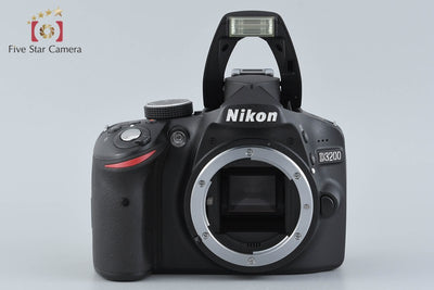 【中古】Nikon ニコン D3200 18-55 VR レンズキット ブラック シャッター回数僅少