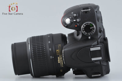 【中古】Nikon ニコン D3200 18-55 VR レンズキット ブラック シャッター回数僅少
