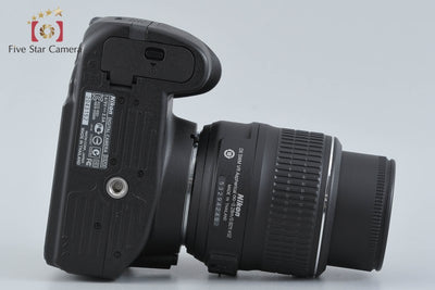 【中古】Nikon ニコン D3200 18-55 VR レンズキット ブラック シャッター回数僅少