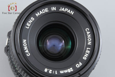 【中古】Canon キヤノン New FD 28mm f/2.8