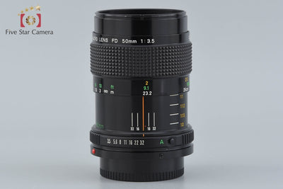 【中古】Canon キヤノン New FD 50mm f/3.5 MACRO