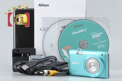 【中古】Nikon ニコン COOLPIX S3300 ミントグリーン コンパクトデジタルカメラ 元箱付き