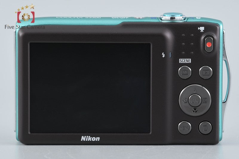 中古】Nikon ニコン COOLPIX S3300 ミントグリーン コンパクトデジタル
