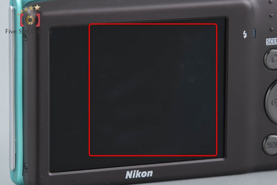 【中古】Nikon ニコン COOLPIX S3300 ミントグリーン コンパクトデジタルカメラ 元箱付き