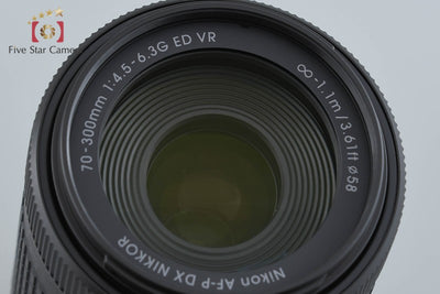 【中古】Nikon ニコン AF-P DX NIKKOR 70-300mm f/4.5-6.3 G ED VR