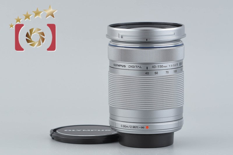【中古】OLYMPUS オリンパス M.ZUIKO DIGITAL ED 40-150mm f/4-5.6 R シルバー