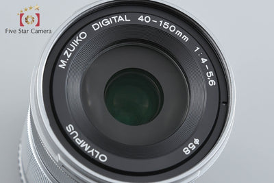 【中古】OLYMPUS オリンパス M.ZUIKO DIGITAL ED 40-150mm f/4-5.6 R シルバー