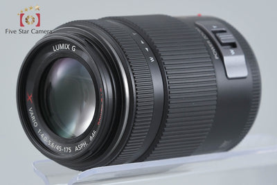 【中古】Panasonic パナソニック LUMIX G X VARIO 45-175mm f/4-5.6 ASPH. POWER O.I.S. H-PS45175 ブラック