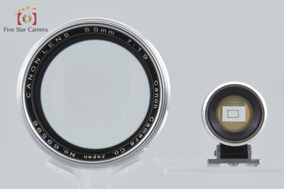 【中古】Canon キヤノン 85mm f/1.9 L39 ライカスクリューマウント 85mm ビューファインダー付属