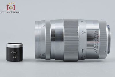 【中古】Canon キヤノン 85mm f/1.9 L39 ライカスクリューマウント 85mm ビューファインダー付属