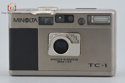 【中古】MINOLTA ミノルタ TC-1 コンパクトフィルムカメラ 元箱付き