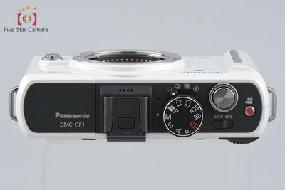 【中古】Panasonic パナソニック LUMIX DMC-GF1 シェルホワイト ミラーレス一眼カメラ シャッター回数僅少