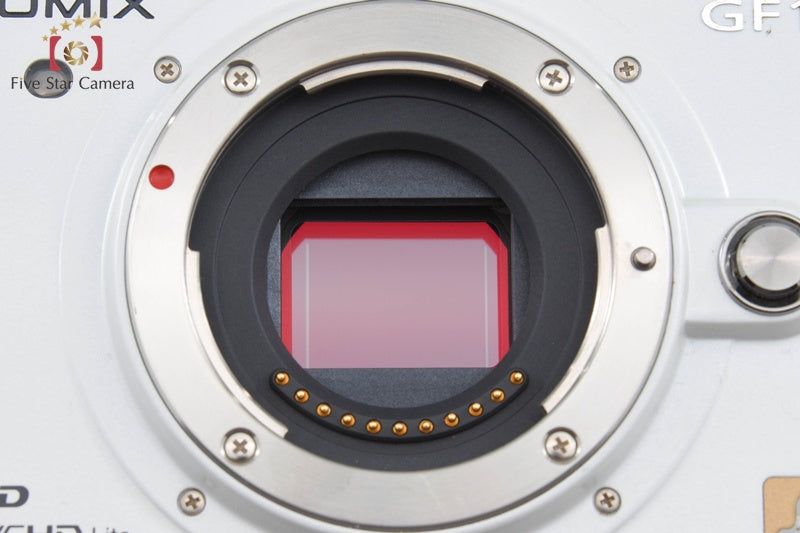 中古】Panasonic パナソニック LUMIX DMC-GF1 シェルホワイト ミラー