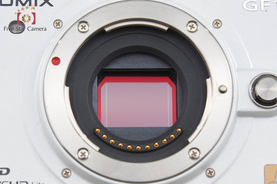 【中古】Panasonic パナソニック LUMIX DMC-GF1 シェルホワイト ミラーレス一眼カメラ シャッター回数僅少