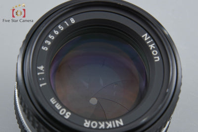 【中古】Nikon ニコン Ai-S NIKKOR 50mm f/1.4