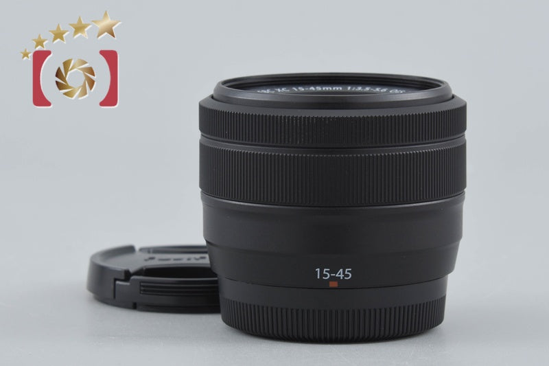 【中古】FUJIFILM 富士フイルム XC 15-45mm f/3.5-5.6 OIS PZ ASPHERICAL ブラック