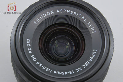 【中古】FUJIFILM 富士フイルム XC 15-45mm f/3.5-5.6 OIS PZ ASPHERICAL ブラック