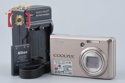 【中古】Nikon ニコン COOLPIX S600 ピンクゴールド コンパクトデジタルカメラ