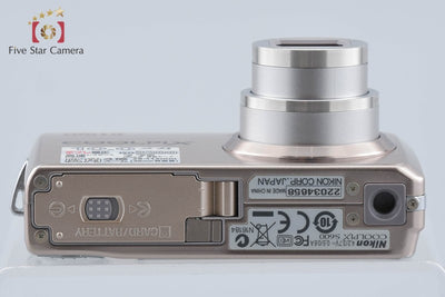 【中古】Nikon ニコン COOLPIX S600 ピンクゴールド コンパクトデジタルカメラ