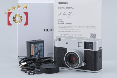 【中古】FUJIFILM 富士フイルム X half シルバー コンパクトデジタルカメラ 元箱付き