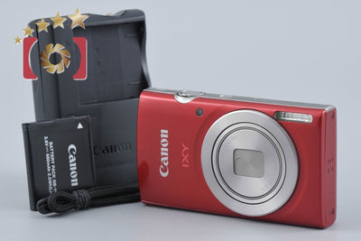 【中古】Canon キヤノン IXY 200 レッド コンパクトデジタルカメラ