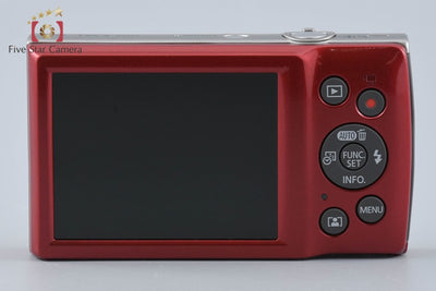 【中古】Canon キヤノン IXY 200 レッド コンパクトデジタルカメラ
