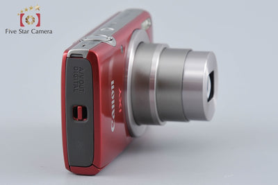 【中古】Canon キヤノン IXY 200 レッド コンパクトデジタルカメラ