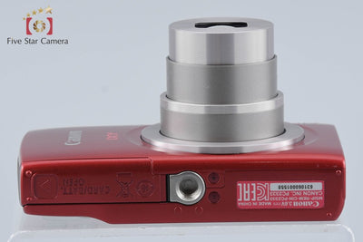 【中古】Canon キヤノン IXY 200 レッド コンパクトデジタルカメラ