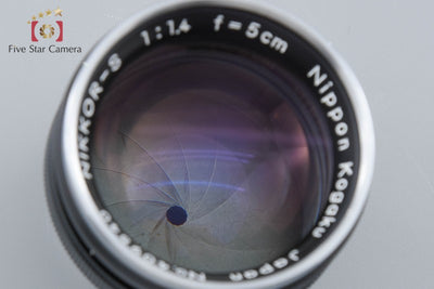 【中古】Nikon ニコン NIKKOR-S 50mm f/1.4 Sマウント