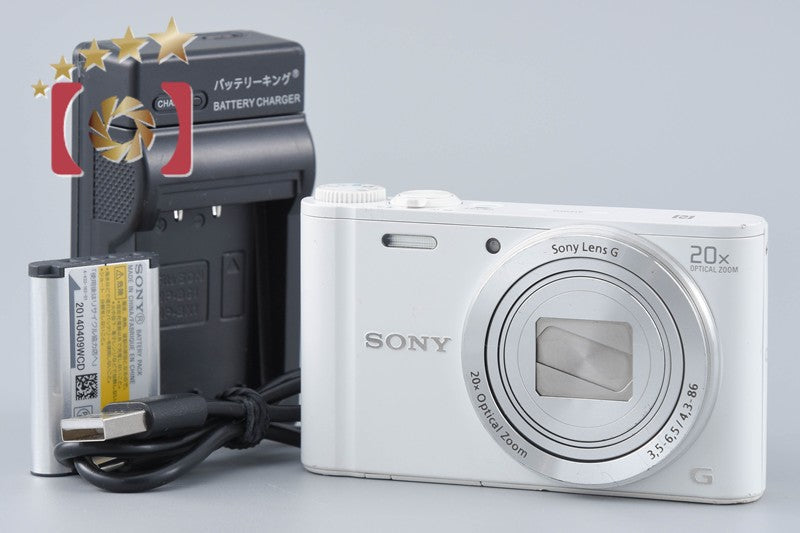 【中古】SONY ソニー Cyber-shot DSC-WX350 ホワイト コンパクトデジタルカメラ 多言語対応