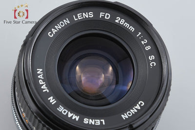 【中古】Canon キヤノン FD 28mm f/2.8 S.C.