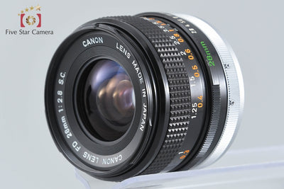 【中古】Canon キヤノン FD 28mm f/2.8 S.C.