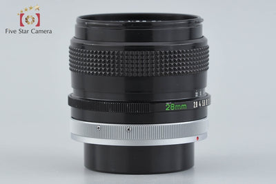 【中古】Canon キヤノン FD 28mm f/2.8 S.C.