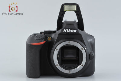 【中古】Nikon ニコン D3500 18-55 VR レンズキット ブラック シャッター回数僅少