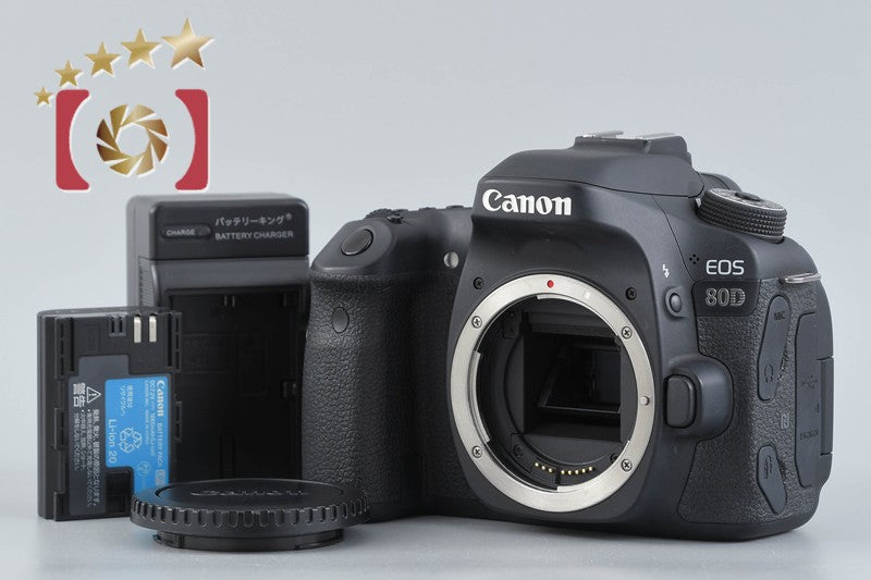【中古】Canon キヤノン EOS 80D デジタル一眼レフカメラ