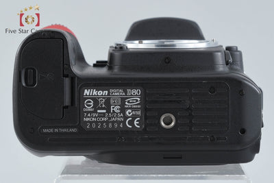 【中古】Nikon ニコン D80 デジタル一眼レフカメラ シャッター回数僅少