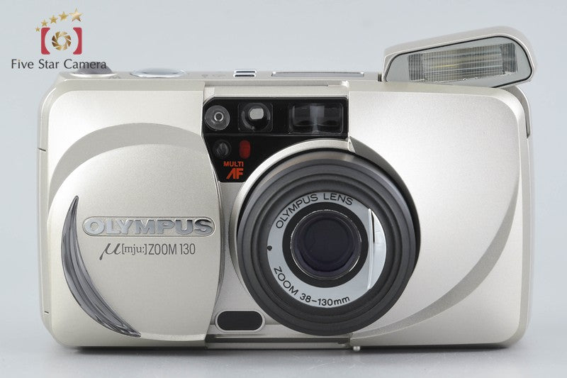 中古】OLYMPUS オリンパス μ[mju:] ZOOM 130 コンパクトフィルムカメラ