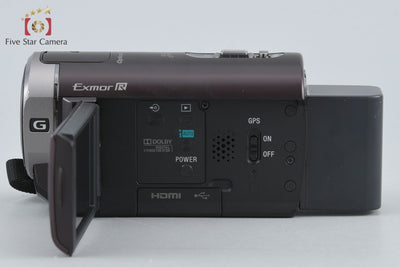 【中古】SONY ソニー HANDYCAM HDR-CX370V ブラウン ビデオカメラ