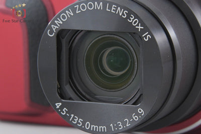 【中古】Canon キヤノン PowerShot SX700 HS レッド コンパクトデジタルカメラ