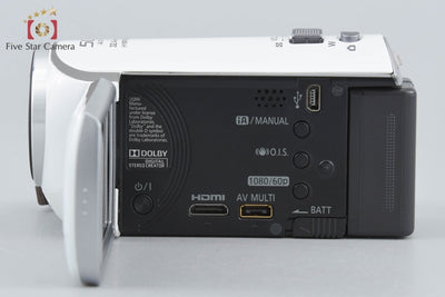 【中古】Panasonic パナソニック HC-V300M ホワイト デジタルハイビジョンビデオカメラ