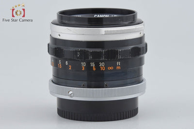 【中古】Canon キヤノン FL 50mm f/1.8